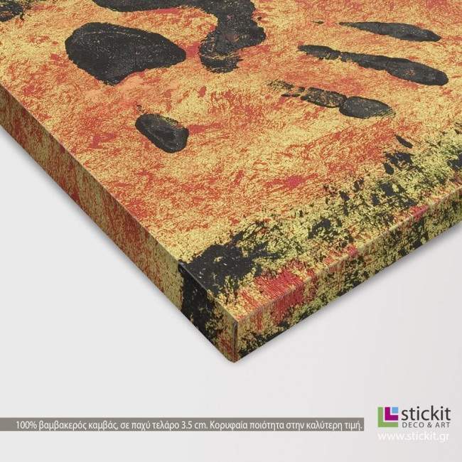 Canvas print Cave painting, detail