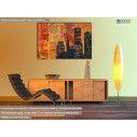 Canvas print urban landscape, Urban life
