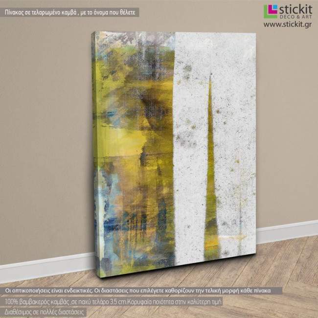 Abstract mixed media, πίνακας σε καμβά, κοντινό