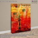 Canvas print Vase of flower, side
