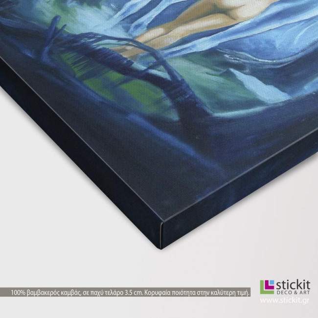 Canvas print Horse goddess, detail