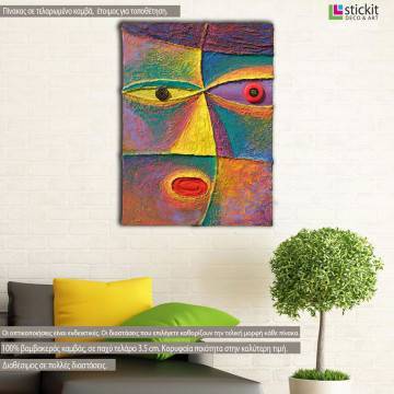 Canvas print Face abstract