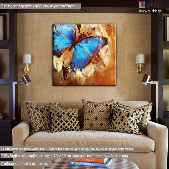 Canvas print Butterfly artistic