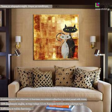 Canvas print The cats rectangle