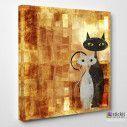 Canvas print The cats rectangle, side