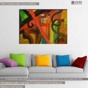 Canvas print Abstract painting IV