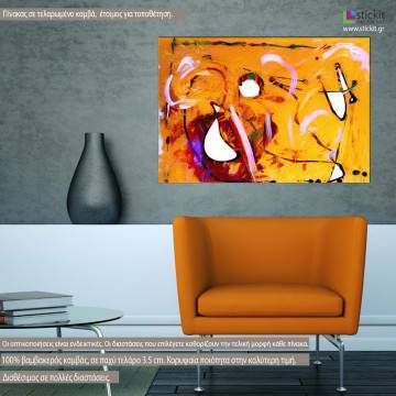 Canvas print Summer dance abstract