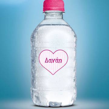 Sticker label Heart shape