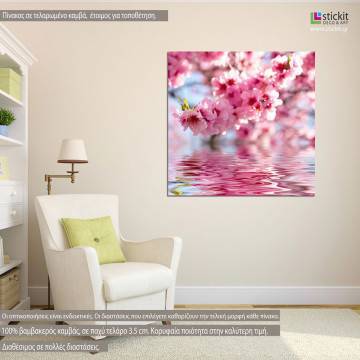 Canvas print Spring apple flowers