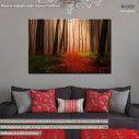 Canvas print Foggy autumn morning