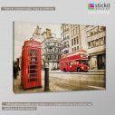 London instances vintage,  πίνακας σε καμβά, κοντινό
