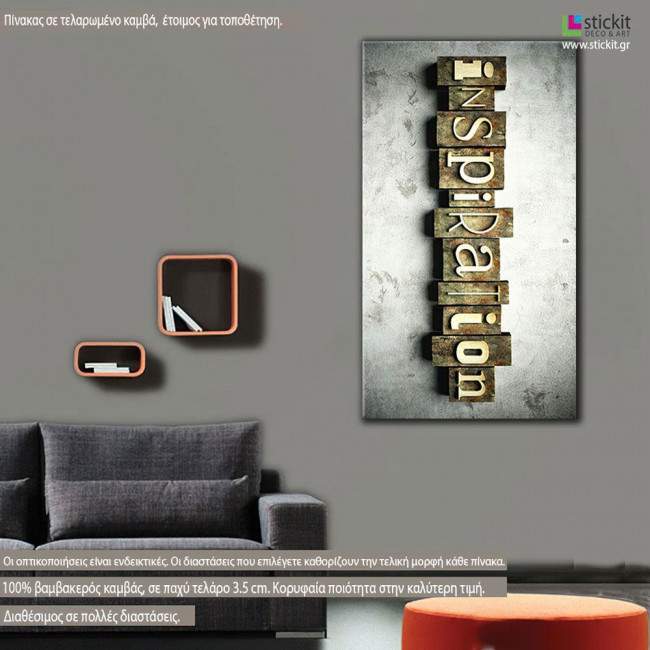 Canvas print Inspiration, panoramic