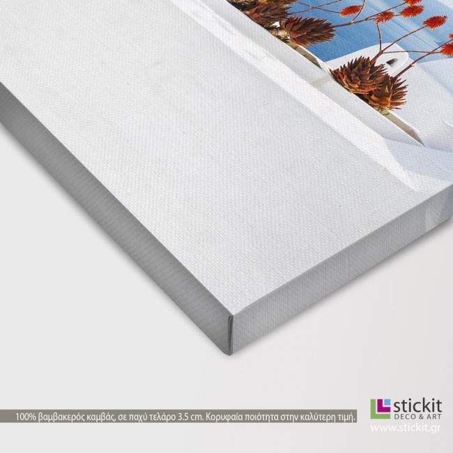 Canvas print Aegean Santorini, detail