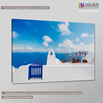 Canvas print Aegean Santorini 2