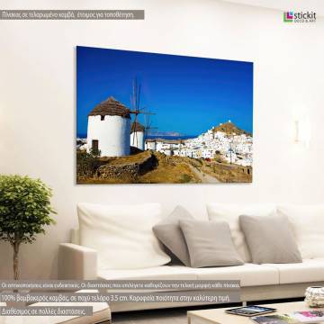 Canvas print Aegean, Ios