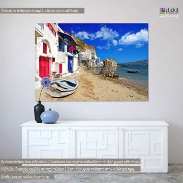 Canvas print Aegean, Milos