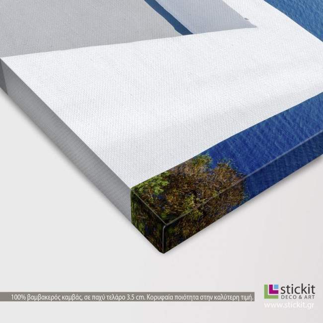 Canvas print Overlooking the Aegean Sea, detail