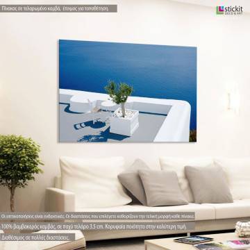 Canvas print Overlooking the Aegean Sea