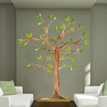 Αυτοκόλλητο τοίχου δέντρο ζωγραφισμένο, Watercolors tree