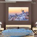 Canvas print Santorini view II