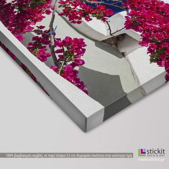 Canvas print Santorini view V, detail