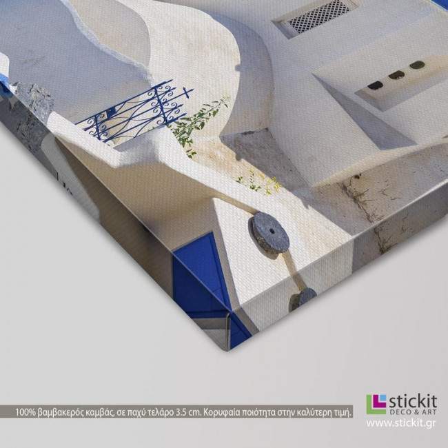 Canvas print Santorini view VI, detail