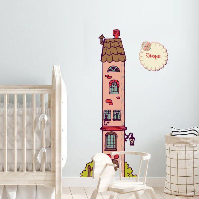 Wall stickers height measure The princess's tower