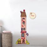 Wall stickers height measure The princess's tower