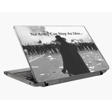 No army can stop an idea Laptop skin 