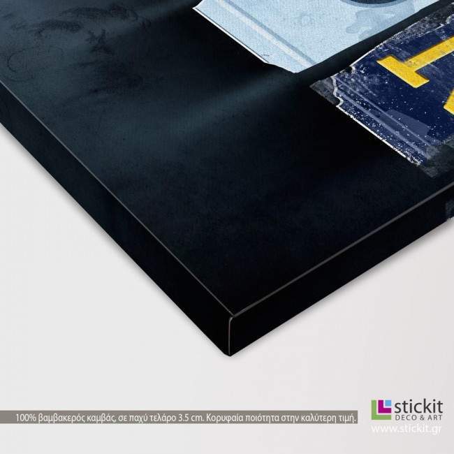 Design, πίνακας σε καμβά, λεπτομέρεια