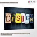 Canvas print Design, side