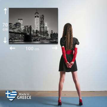 Πίνακας σε καμβά Μπρούκλυν γέφυρα, Brooklyn bridge