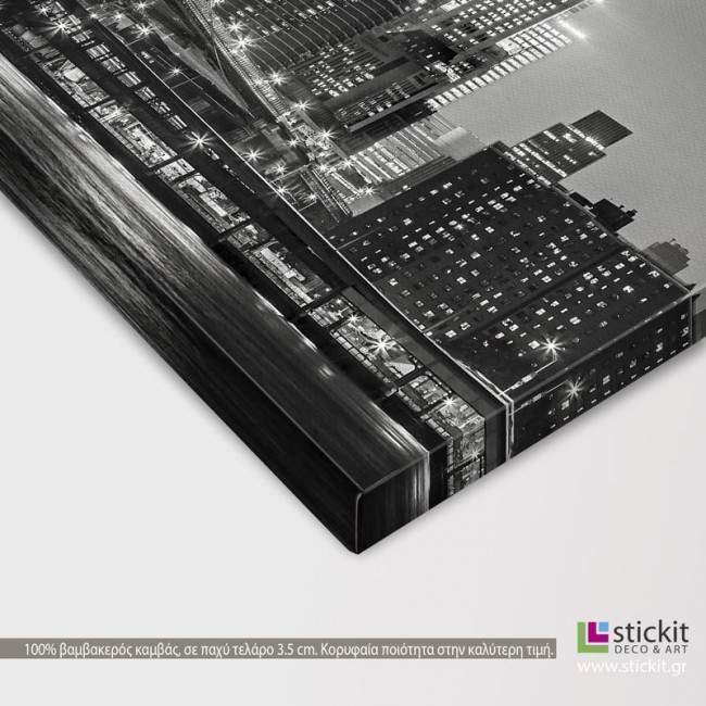 Canvas print Brooklyn bridge, detail