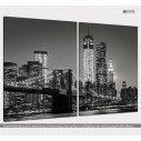 Canvas print Brooklyn bridge, two panels, side