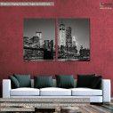 Canvas print Brooklyn bridge, two panels