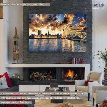 Canvas print London, Beautiful view of Westminster