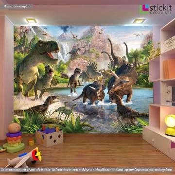 Wallpaper Dinosaur land