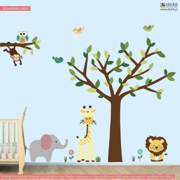 Kids wall stickers Cute Africa 2