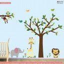 Kids wall stickers Cute Africa