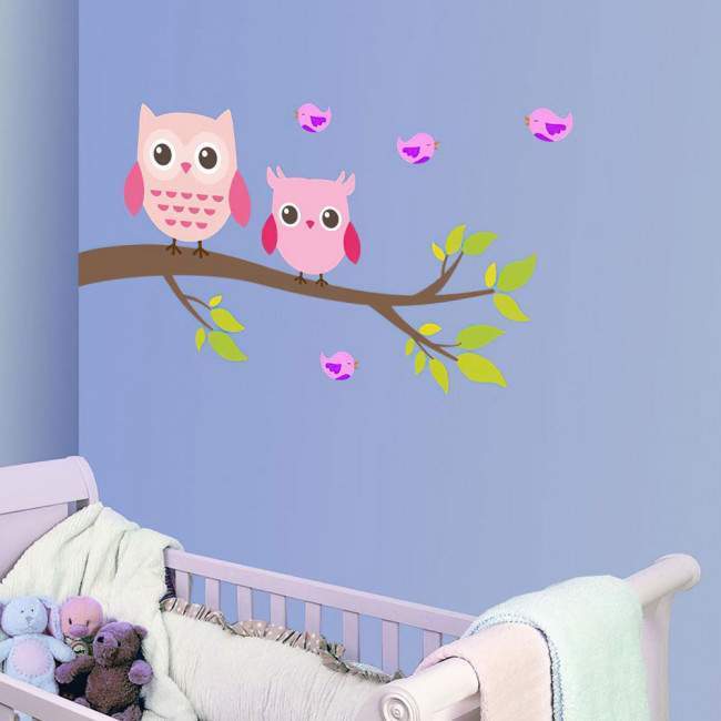 Kids wall stickers owls, My owl friends