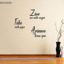 Wall stickers phrases Live-every-moment