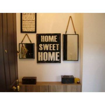 Home sweet home πινακίδα ξύλινη διακοσμητική