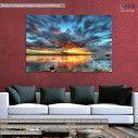 Canvas print Lagoon twilight
