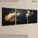 Canvas print Night sky,  3 panels, side