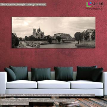 Canvas print Notre Dame de Paris, panoramic