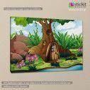 Kids canvas print Treehouse