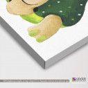 Kids canvas print Little turtle