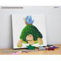 Kids canvas print Little turtle