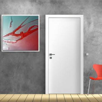 Door sticker Canyon with sun rays 2