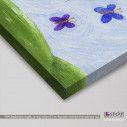 Kids canvas print Balloon and butterflies